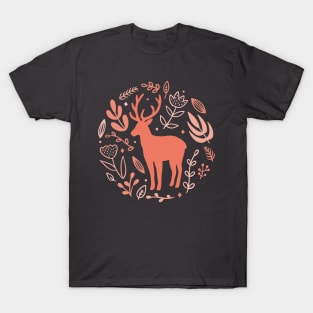 Pink deer T-Shirt